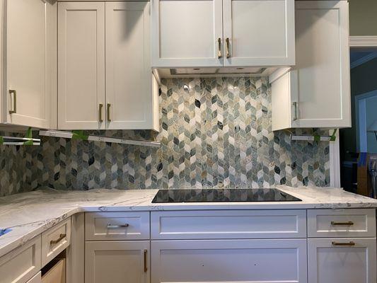 Backsplash Install