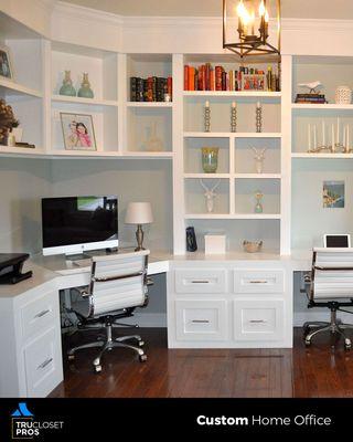 Store important documents and supplies with custom drawers, shelving and cabinets.