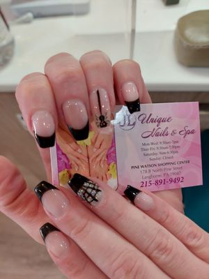 Unique nails is the best place for unique designs custom made for you!