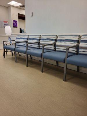 Clean waiting room