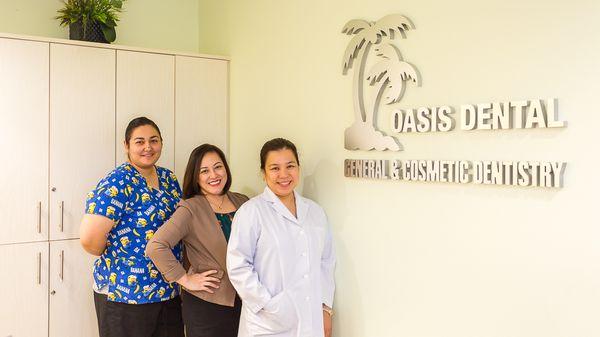 Meet the friendly staff of Oasis Dental in Rancho Cucamonga, Ca