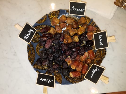 Sample some date flavors before buying a bag of the ones you love!