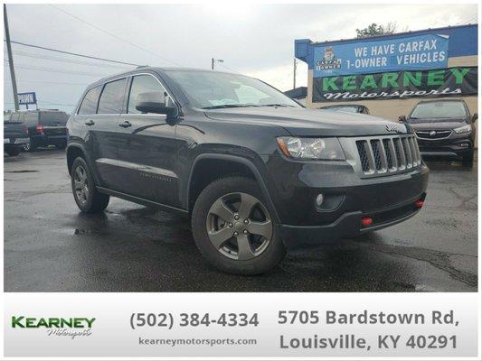 2013 JEEP CHEROKEE TRAIL HAWK