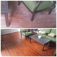 Deck re-stain in Central Austin. We can help you with any painting project you have in mind. Call today 512-537-9349.