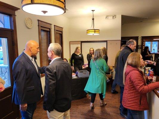 Business after hours at Fingerprinting 101 with the Chamber