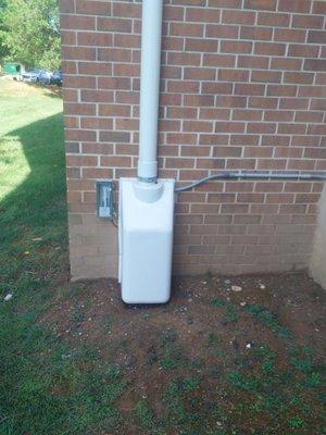 Commercial Radon/VOC mitigation system