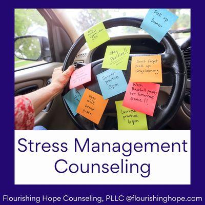 Stress management counseling. Flourishing Hope Counseling, Kingsville, Texas