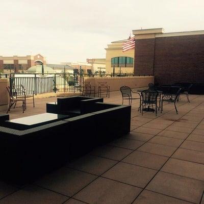 When the weather is nice have some coffee or tea out on our patio that overlooks the Southlands Commons