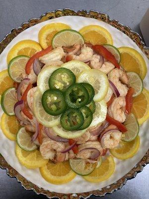 Citrus herb shrimp