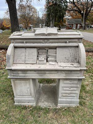 Unique headstone