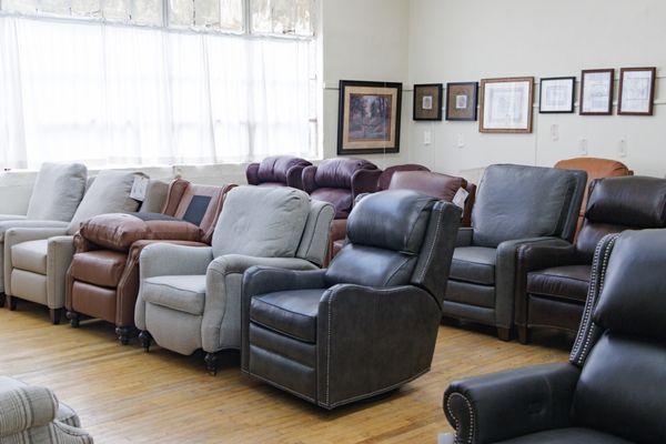 Furniture for sale inside of Holston Furniture in Meadowview, Va