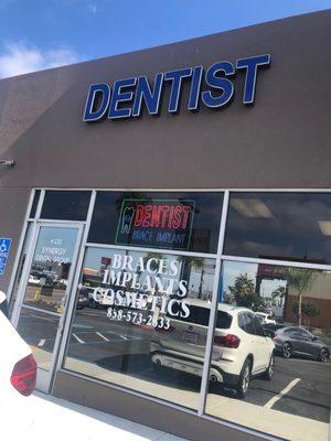 Dental Office Entrance/Sign