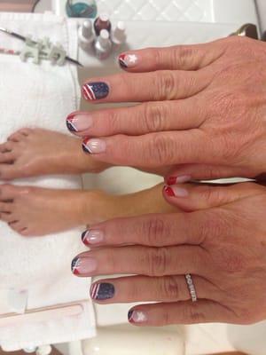 4th of July Nails