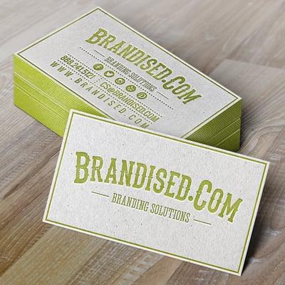 Letterpress Business Card Design & Print