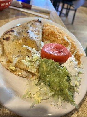 Quesadilla de chorizo