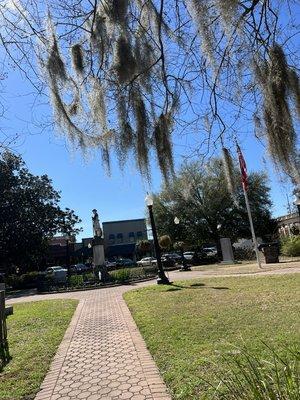 Our beautiful Willis Park in Downtown Bainbridge