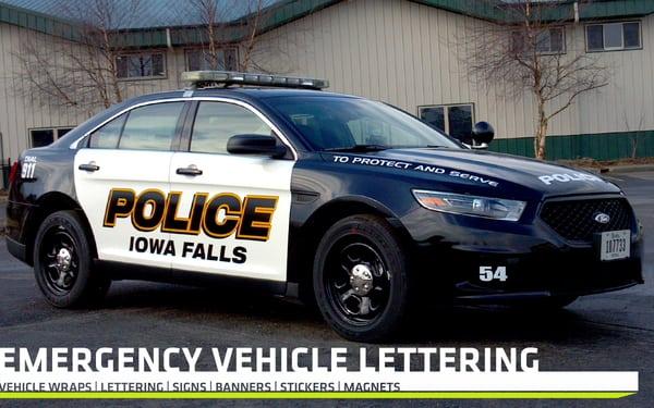 Emergency Vehicle Lettering