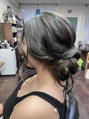 My bridal updo