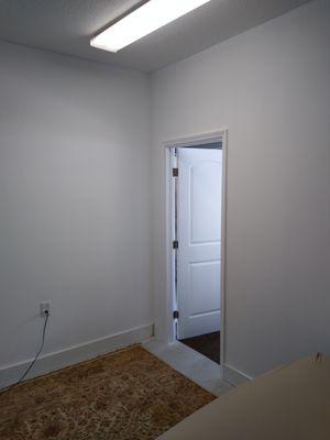 Framing, Drywall, finish, paint and door Installation.