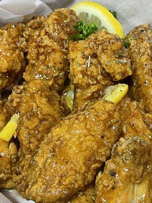 Honey lemon pepper 
Best wings ever!
Come and try it