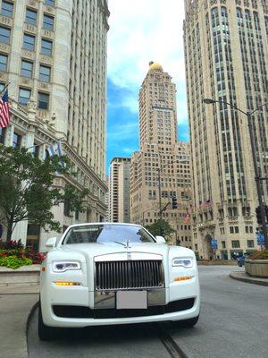 2015 Rolls Royce Ghost II White exterior White interior. Perfect for Weddings, Proms, Parties and Surprises!