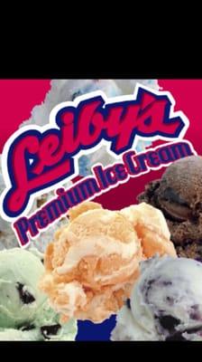 ICE CREAM Ave. serves over 35 flavors of Leiby's premium ice cream.