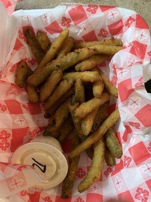 Fried green beans