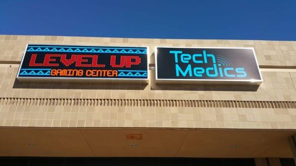 Level Up Gaming Center with our Tech Medics store.