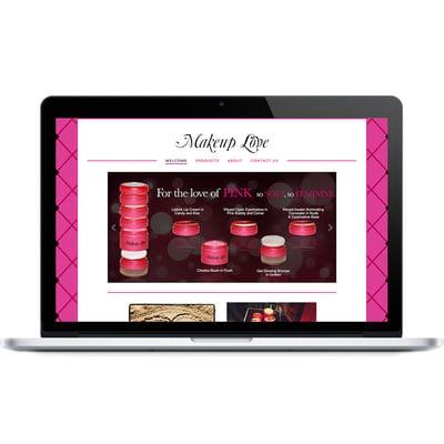 Makeup Love Cosmetics E-commerce Website