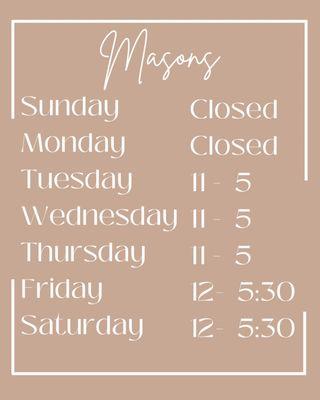 Store hours