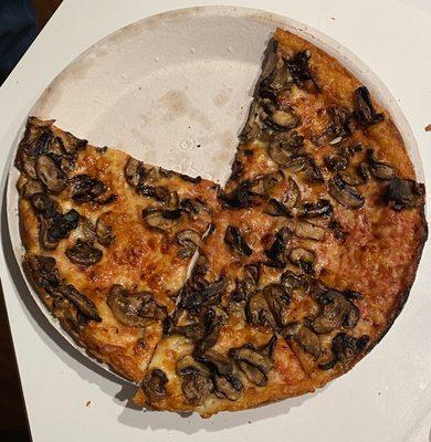 Mushroom pizza