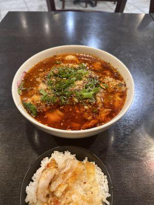 Sliced Fish in chilli oil