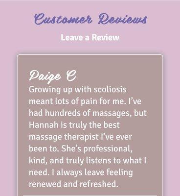 Customer Review