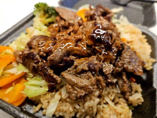 Beef teriyaki plate