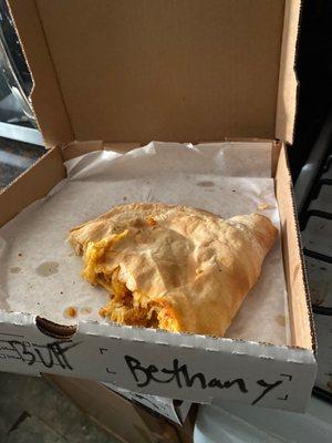 Endzone’s Specialty Calzones