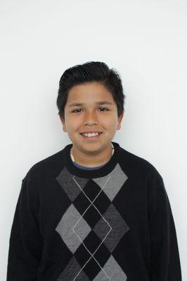 Gabriel, 5th grade - went from 1's and 2's on his report card to 2's, 3's and 4's with help from INTELLI-G.