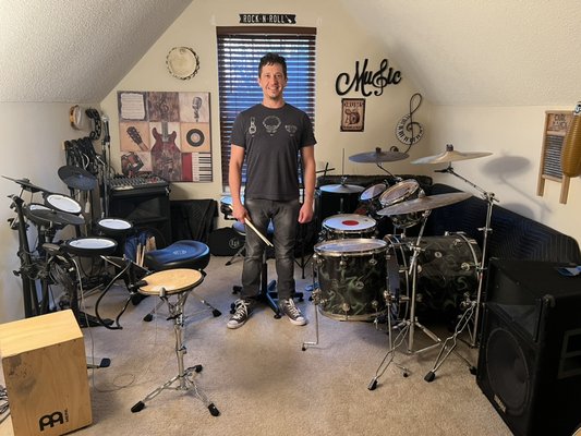 Drum room.