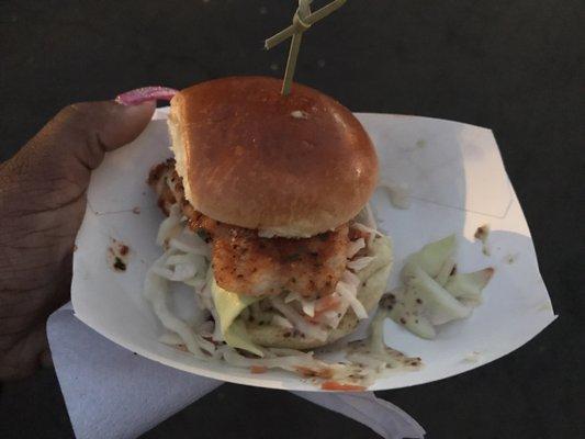 Blackened Catfish Slider