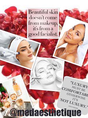 Complimentary mani with every facial for the month of February