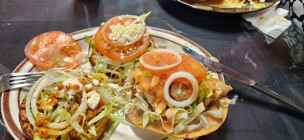 Tostadas.  3 for $13.99. Delicious