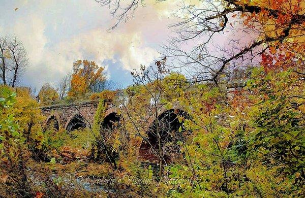 Playwicki Bridge in Autumn Valerie's Visions Photography