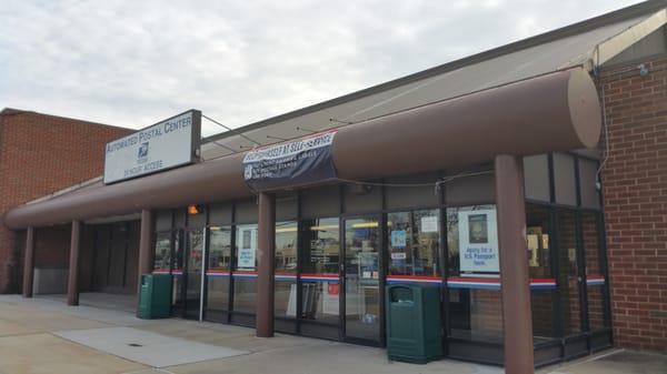 Front of post office