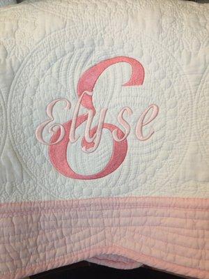 Custom Baby Quilts are our specialty! Many colors!