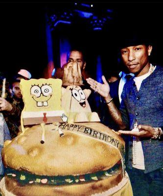 Birthday cake for Pharrell.