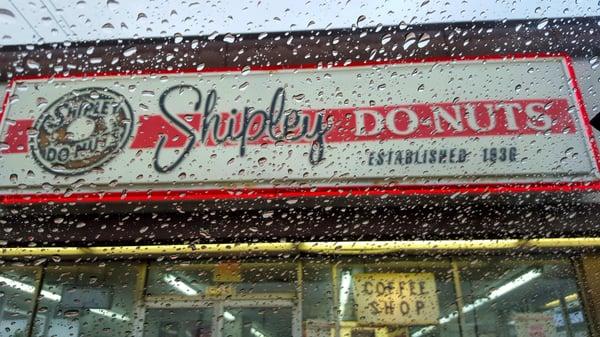 Rain or shine, it's always Shipley Do-Nuts time