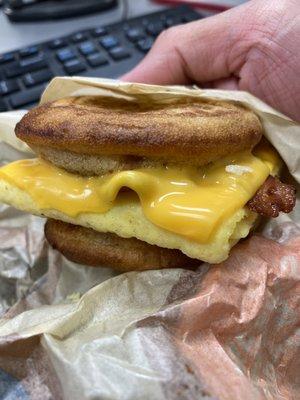 Bacon Egg Cheese McGriddle