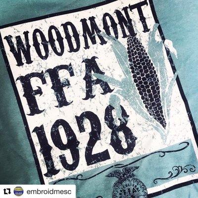 Woodmont  FFA looking sharp in their custom, screen printed t-shirts!