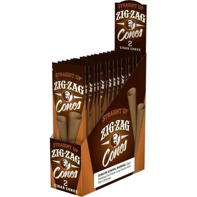 Zig Zag Cigar Cones Straight Up 30CT