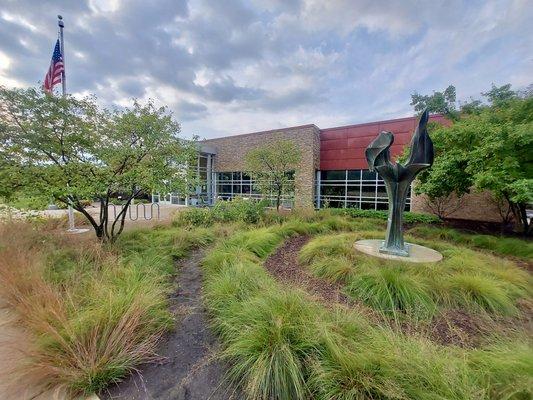 The Princeton Public Library Cafe is a great place for friends to gather