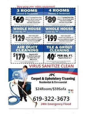 JPC Carpet and Upholstery Cleaning